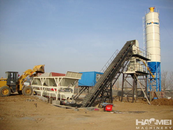 HZS60 Concrete Batching Plant 