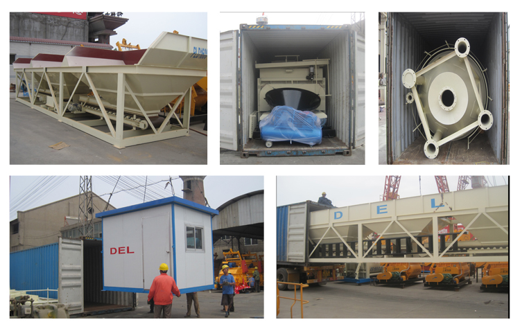HZS120 Concrete Batching Plant Packaging 